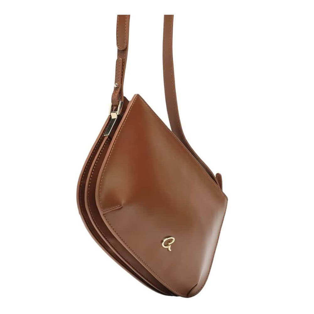 AXEL Accessories Fatima Γυναικεία Τσάντα Χιαστί Ταμπά 1020-0782 CAMEL