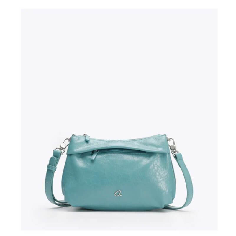 AXEL Accessories Felina Γυναικεία Τσάντα Χιαστί Πράσινη 1020-0851 AQUATIC BLUE