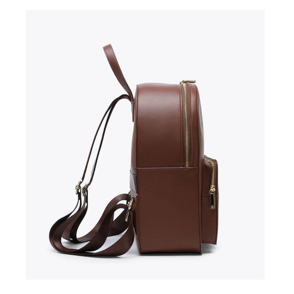 AXEL Accessories Astri Γυναικεία Τσάντα Πλάτης Καφέ 1023-0583 BROWN