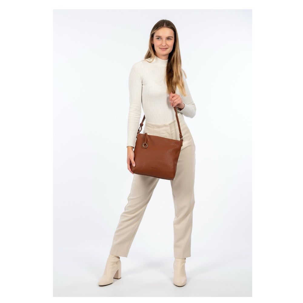 SURI FREY Γυναικεία Τσάντα Χιαστί Καφέ Ταμπά 13602,700