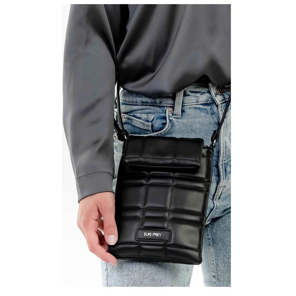 SURI FREY Γυναικεία Τσάντα Χιαστί Μαύρη 13960,100