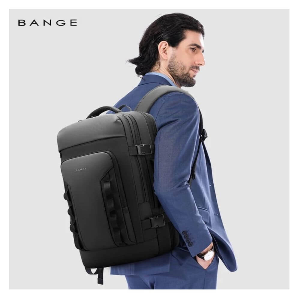 BANGE Ανδρικό Σακίδιο Ταξιδίου Καμπίνας Μαύρο 3055 Black