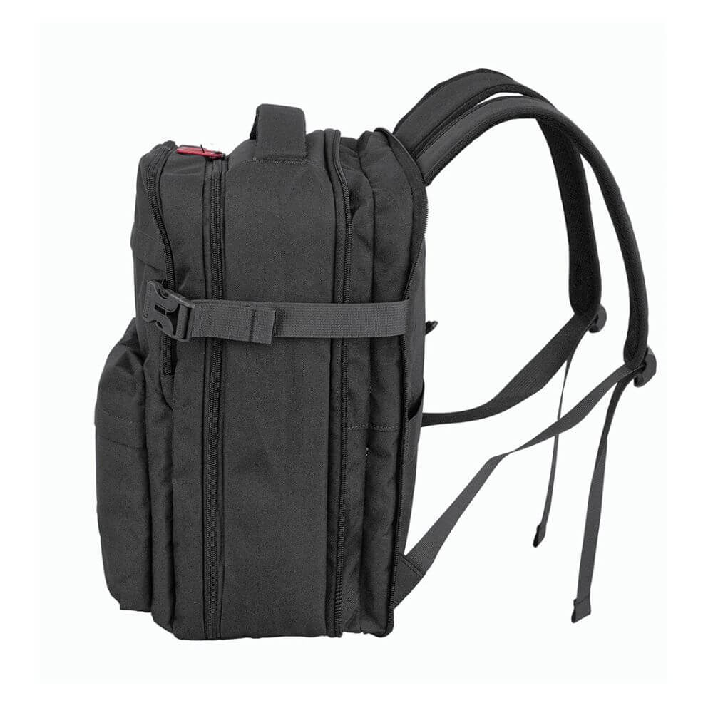 Dielle Ανδρικό Υφασμάτινο Ταξιδιωτικό Σακίδιο Μεγάλου Μεγέθους Μαύρο 414M