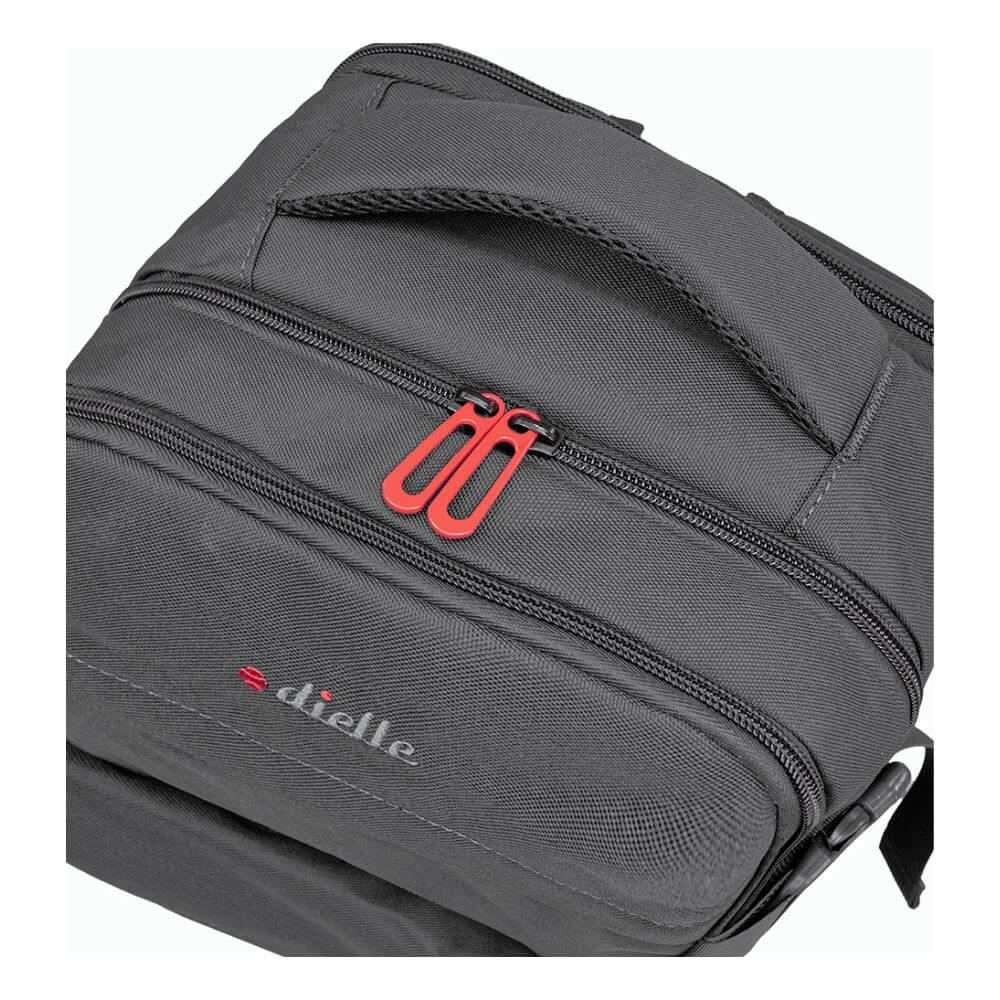 Dielle Ανδρικό Υφασμάτινο Ταξιδιωτικό Σακίδιο Μεγάλου Μεγέθους Μαύρο 414M