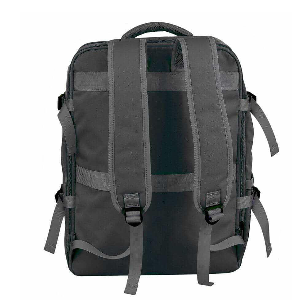 Dielle Ανδρικό Υφασμάτινο Ταξιδιωτικό Σακίδιο Μεγάλου Μεγέθους Μαύρο 414M