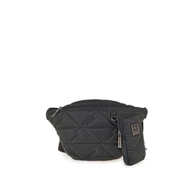 FRNC Γυναικεία Τσάντα Μέσης/Crossbody Μαύρη 4161 BLK