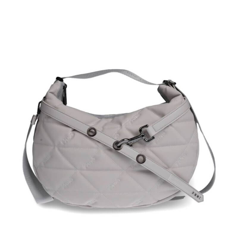 FRNC Γυναικεία Τσάντα Ώμου/Χιαστί Γκρί 4170 GR