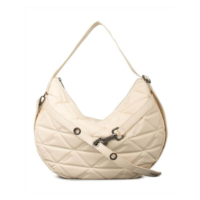 FRNC Γυναικεία Τσάντα Ώμου/Χιαστί Εκρού 4170 IVR