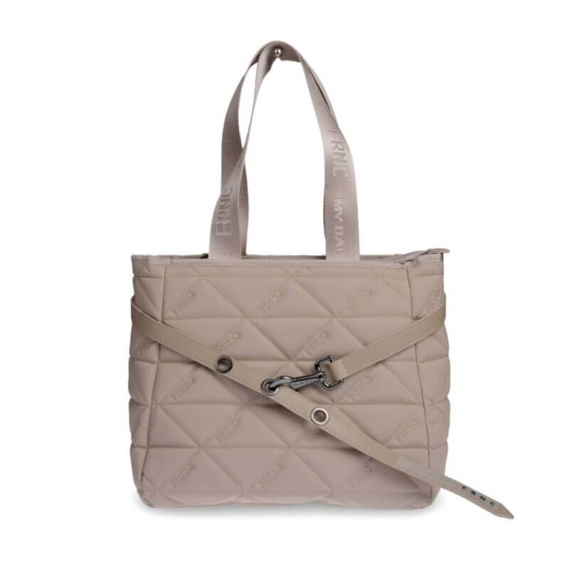 FRNC Γυναικεία Τσάντα Ώμου/Χειρός Μπέζ 4173 BG