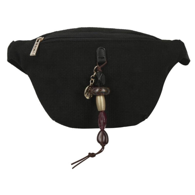 FRNC Γυναικεία Τσάντα Μέσης/Crossbody Μαύρη 5553 BLK