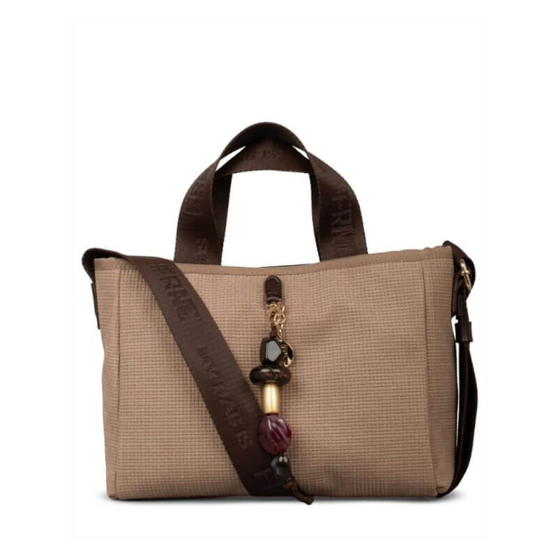 FRNC Γυναικεία Τσάντα Χειρός/Χιαστί Μπέζ 5558 BG