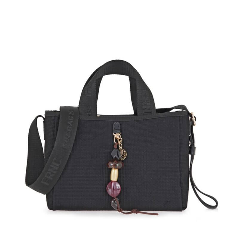 FRNC Γυναικεία Τσάντα Χειρός/Χιαστί Μαύρη 5558 BLK