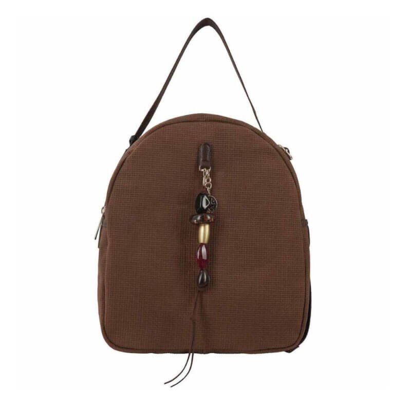 FRNC Γυναικεία Τσάντα Πλάτης Καφέ 5563 COF