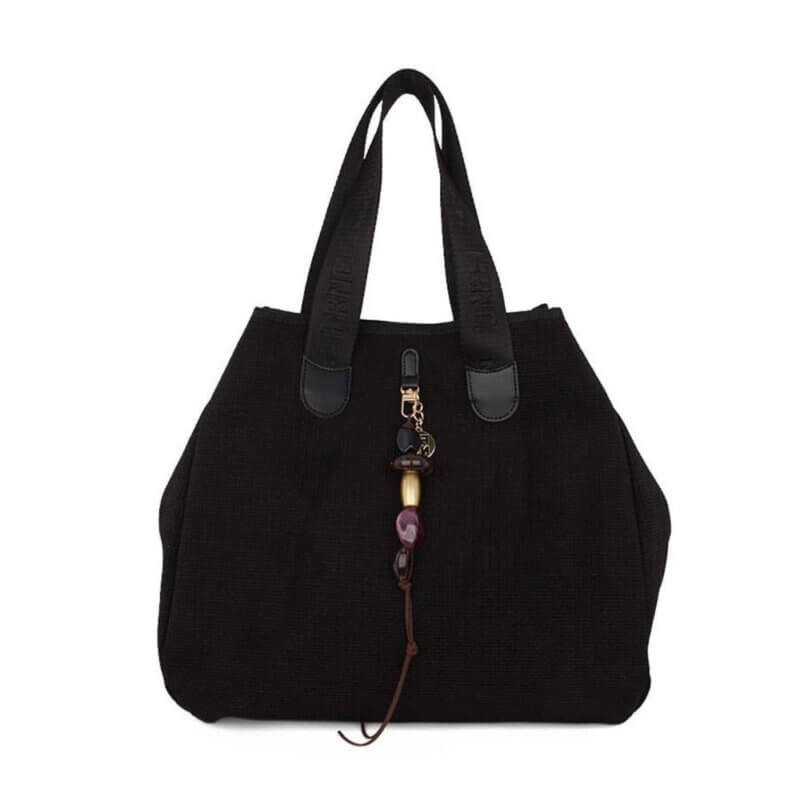 FRNC Γυναικεία Τσάντα Ώμου Μαύρη 5566 BLK