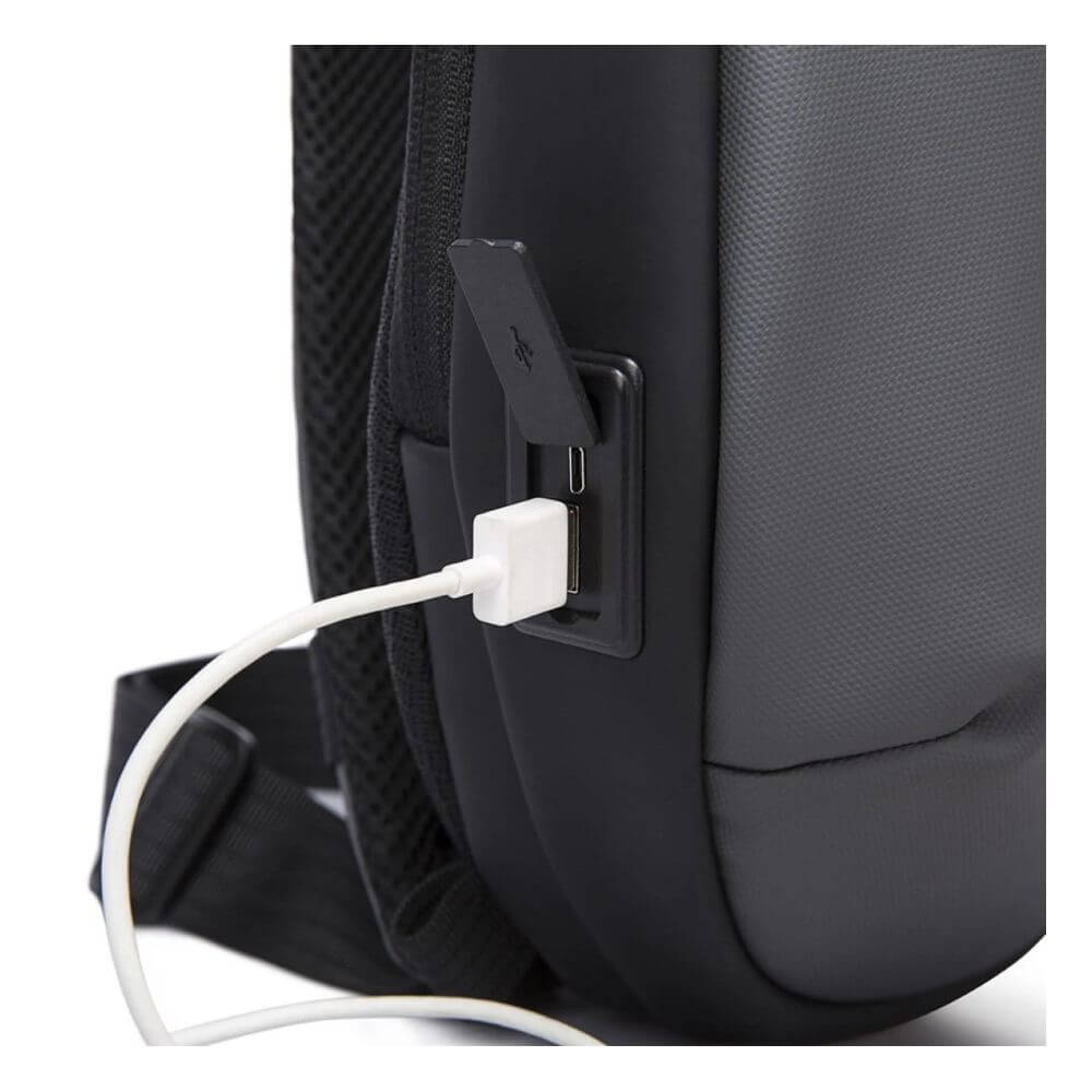 BANGE Ανδρικό Τσαντάκι Ώμου/Στήθους Μαύρο 7306 Black