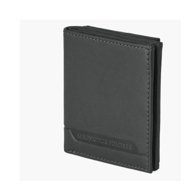 AERONAUTICA MILITARE Ανδρικό Δερμάτινο Πορτοφόλι Μαύρο AM-234 NERO