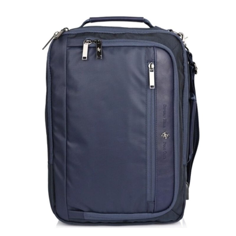 Beverly Hills Polo Club Ανδρικό Σακίδιο Πλάτης-Χαρτοφύλακας Μπλέ BH-1373