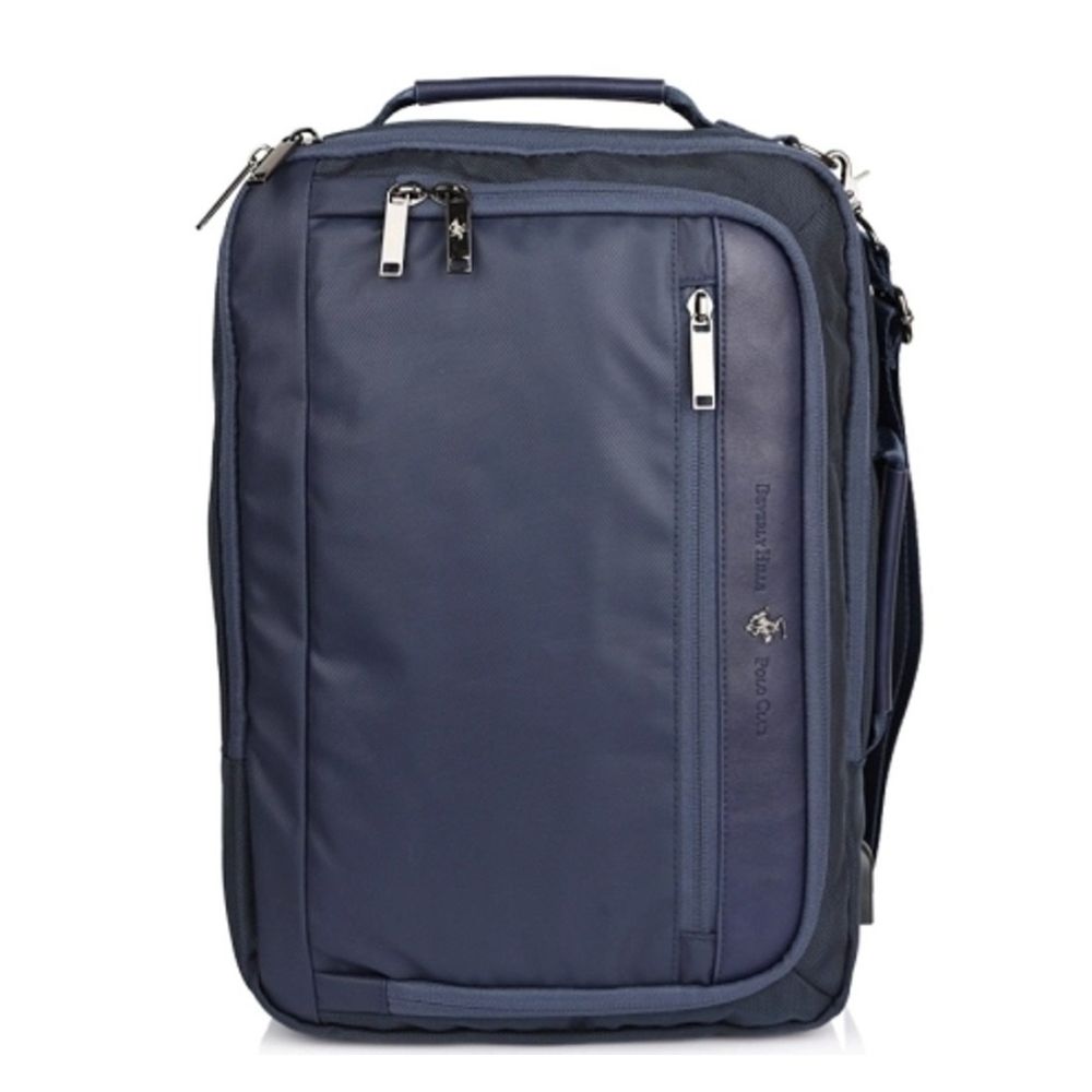 Beverly Hills Polo Club Ανδρικό Σακίδιο Πλάτης-Χαρτοφύλακας Μπλέ BH-1373