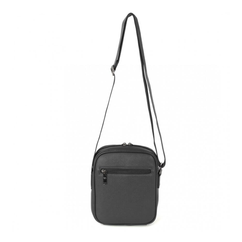 Beverly Hills Polo Club Ανδρικό Τσαντάκι Χιαστί Μαύρο BH-8512 NERO