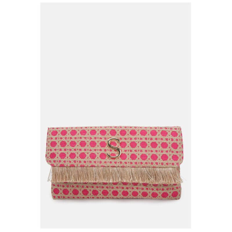 SORENA Harites Clutch Coralina Γυναικεία Τσάντα Χειρός/Χιαστί