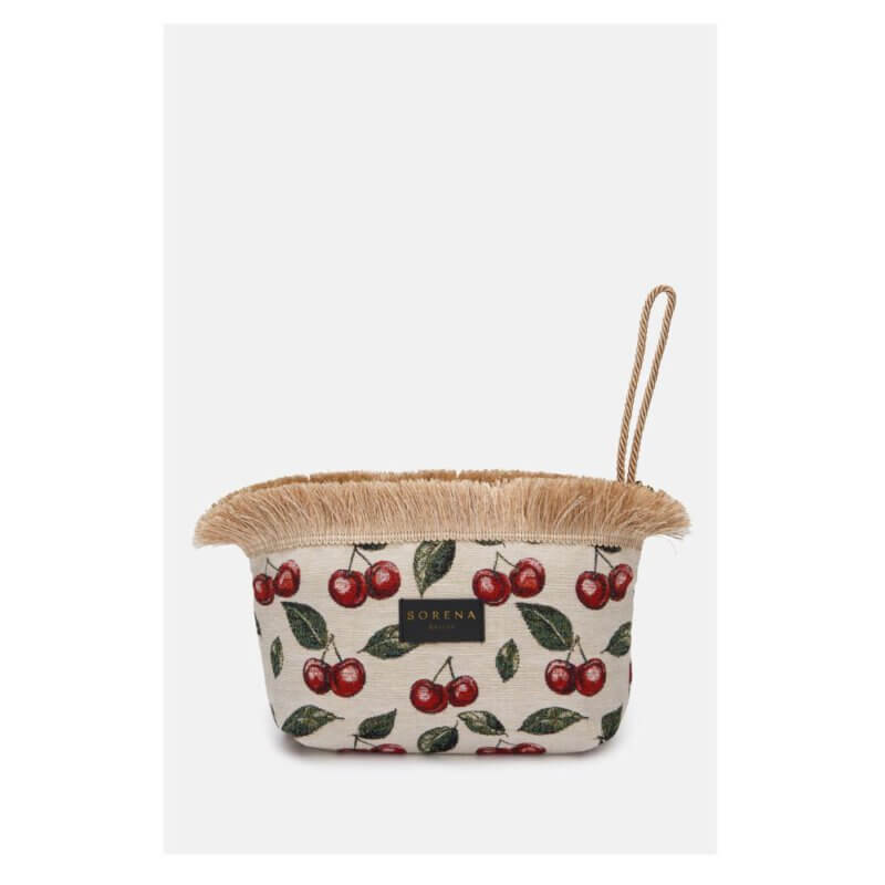 SORENA Samiopoula Cherry Clutch Γυναικεία Τσάντα Χειρός/Χιαστί