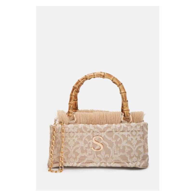 SORENA Theros Mini Bamboo Tote Bag Γυναικεία Τσάντα Χειρός/Χιαστί