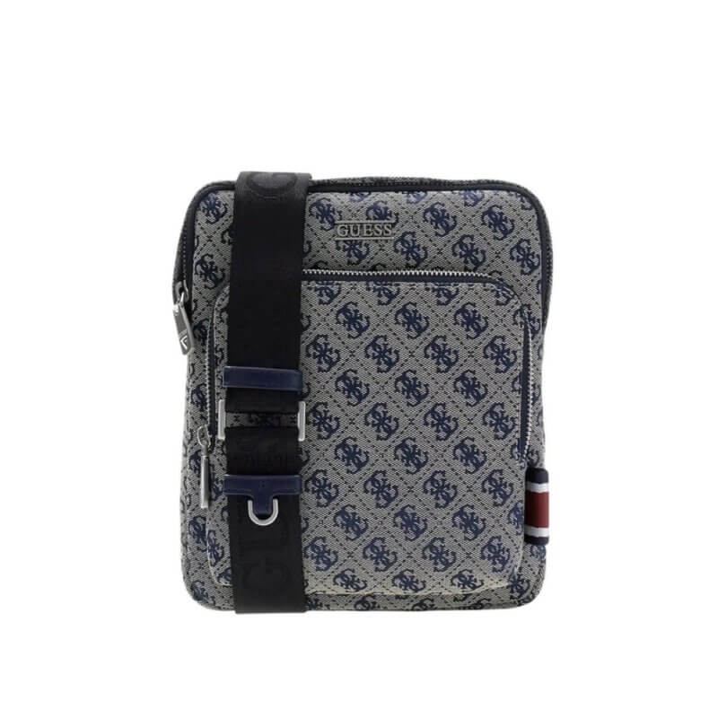 GUESS BOSTON Ανδρικό Τσαντάκι Χιαστί Γκρί HMBOSTP6123-SDB