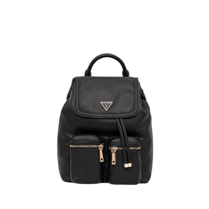 GUESS Manhattan II Γυναικεία Τσάντα Πλάτης Μαύρη HWBG7118310-BLACK