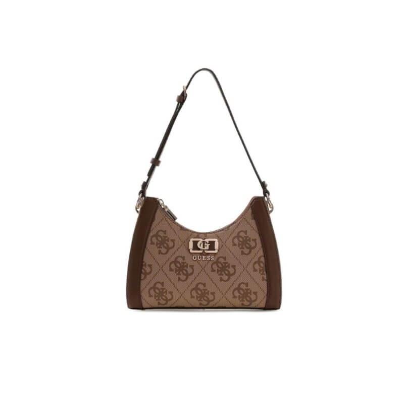GUESS Karnilla Γυναικεία Τσάντα Ώμου Καφέ/Ταμπά HWOS9901180-Latte Logo/Brown
