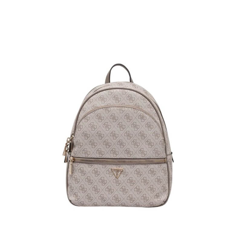 GUESS Manhattan II Γυναικεία Τσάντα Πλάτης Γκρί HWSG7118330-Dark Taupe Logo