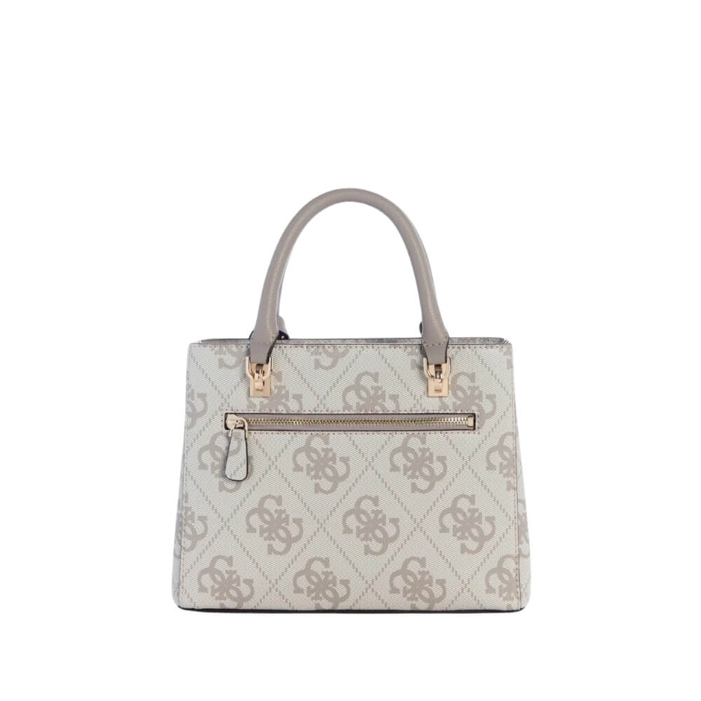 GUESS Noelle II Γυναικεία Τσάντα Χειρός/Χιαστί Γκρί HWSO9672050-DARK TAUPE LOGO