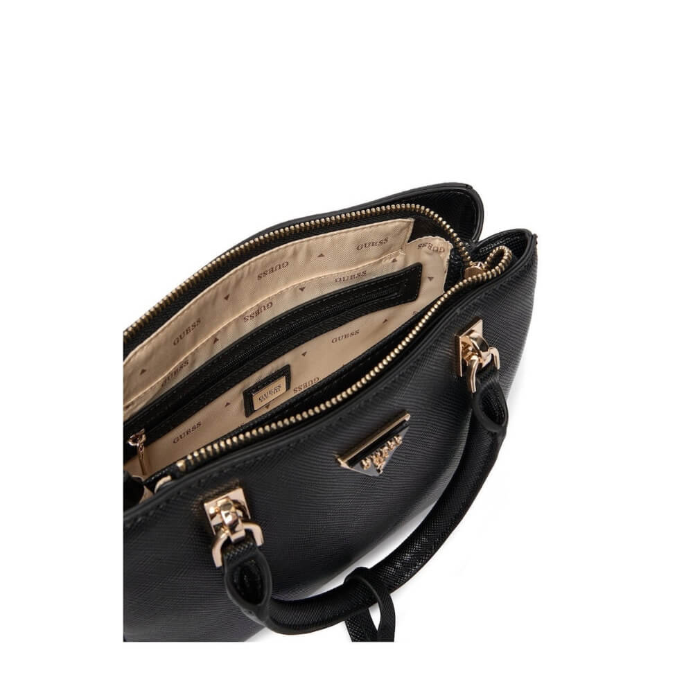 GUESS Noelle II Γυναικεία Τσάντα Χειρός/Χιαστί Μαύρη HWZG9672050-BLACK