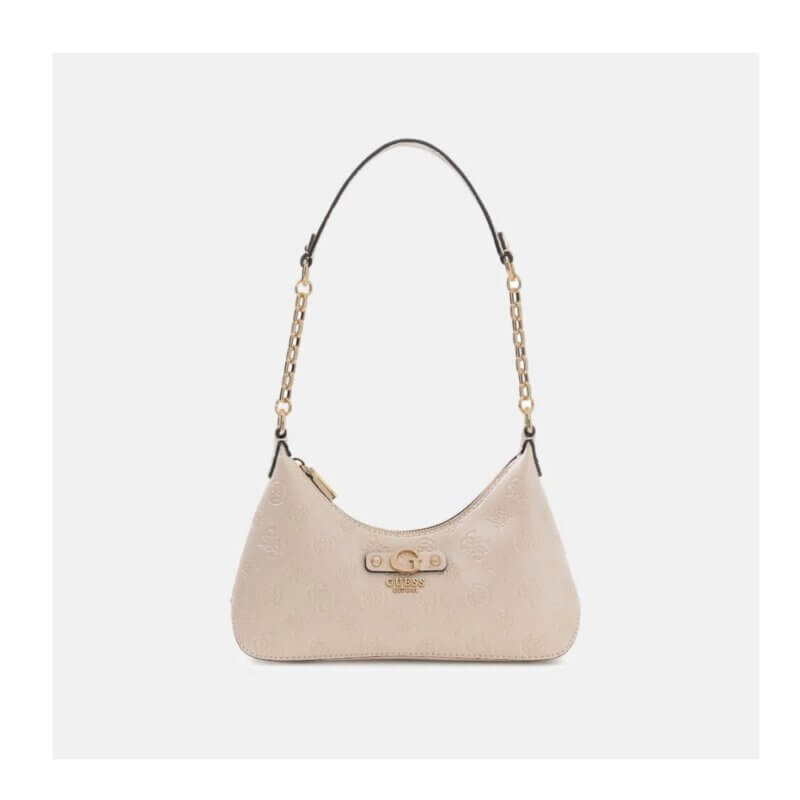 GUESS Dita Γυναικεία Τσάντα Ώμου Μπέζ HWPD7602180-LIGHT TAUPE LOGO