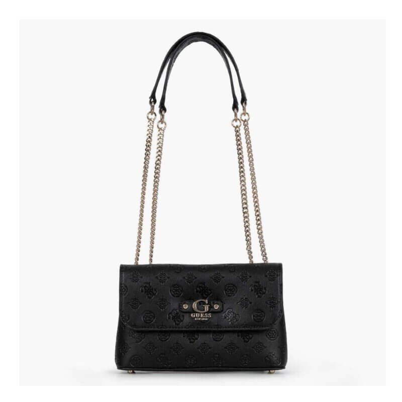 GUESS Dita Γυναικεία Τσάντα Ώμου Μαύρη HWPD7602210-BLACK LOGO