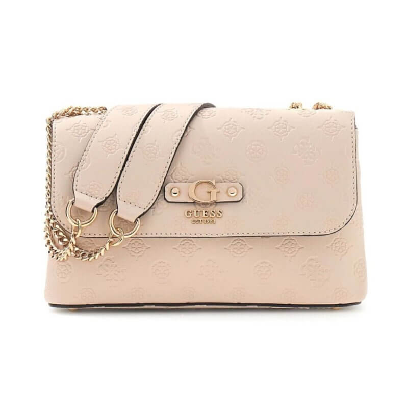 GUESS Dita Γυναικεία Τσάντα Ώμου Μπέζ HWPD7602210-LIGHT TAUPE LOGO