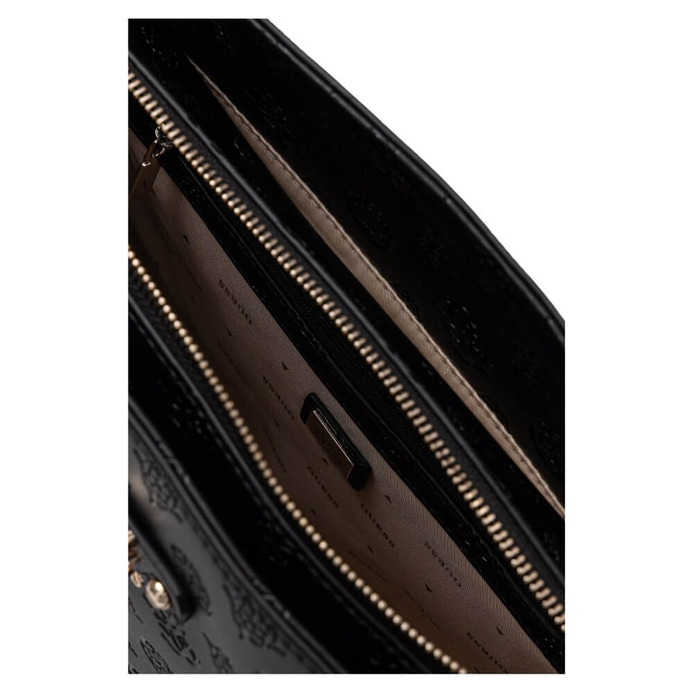 GUESS Dita Γυναικεία Τσάντα Ώμου Μαύρη HWPD7602250-BLACK LOGO