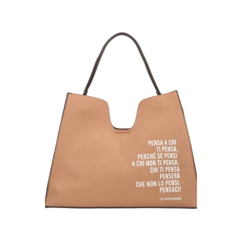 LE PANDORINE Fede Γυναικεία Τσάντα Ώμου Πούρο PS2625B58-Sabbia