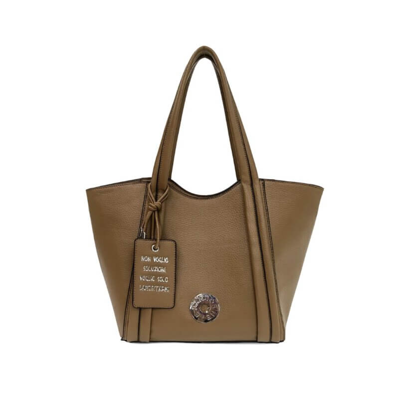 LE PANDORINE Vicky Γυναικεία Τσάντα Ώμου Καφέ PS265B570-C01 NATURALE