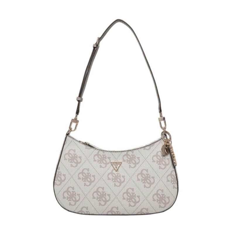 GUESS Noelle II Γυναικεία Τσάντα Ώμου Γκρί HWSO9672180-Dark Taupe Logo