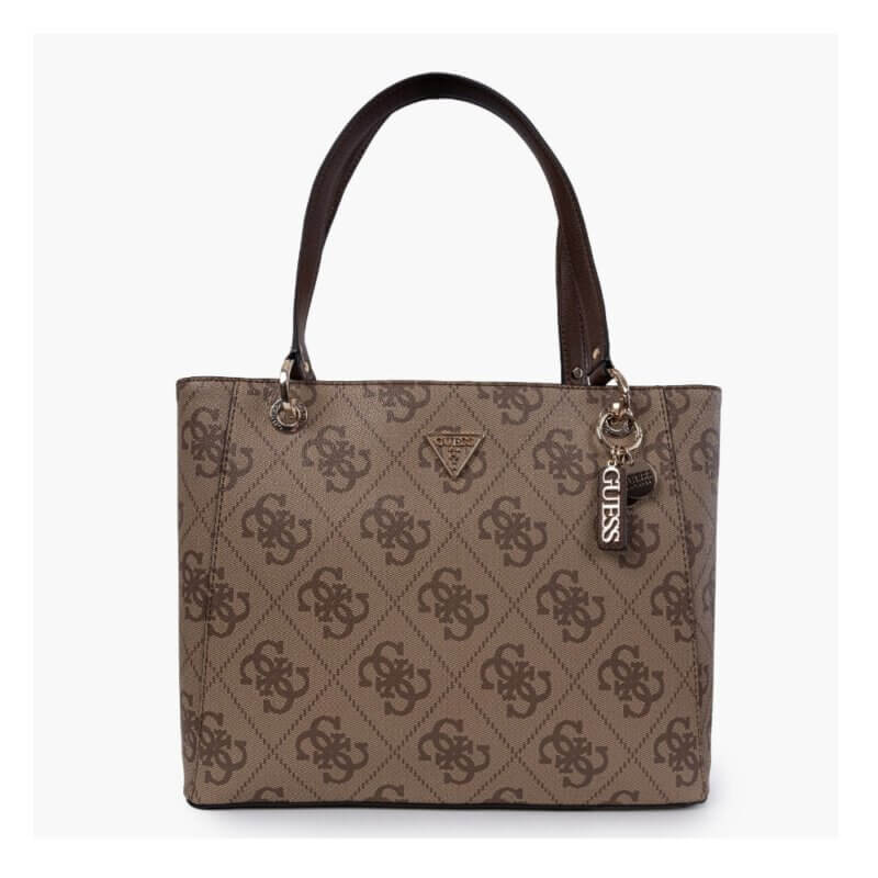 GUESS Noelle II Γυναικεία Τσάντα Ώμου Μπέζ HWSO9672250-Latte Logo/Brown