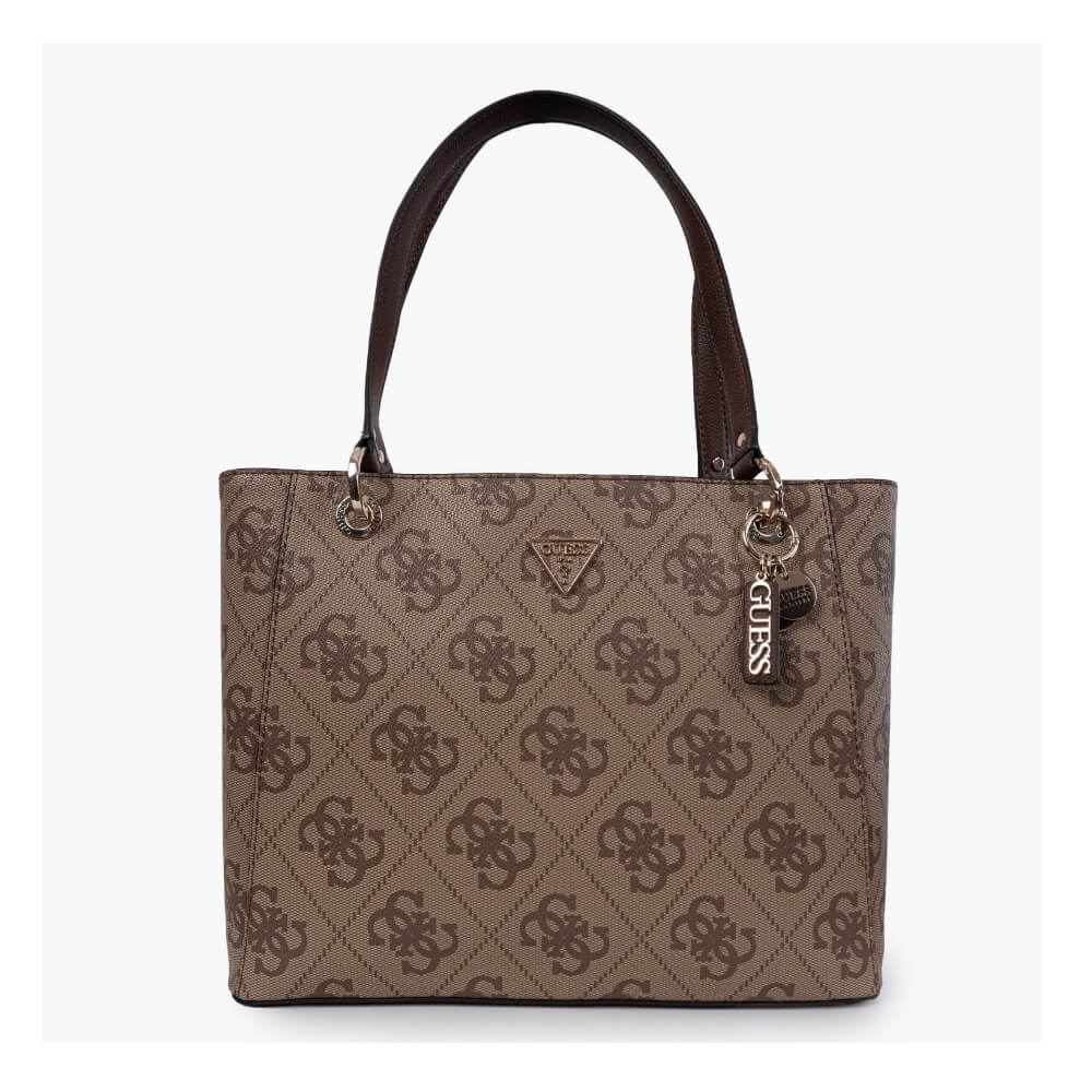 GUESS Noelle II Γυναικεία Τσάντα Ώμου Μπέζ HWSO9672250-Latte Logo/Brown