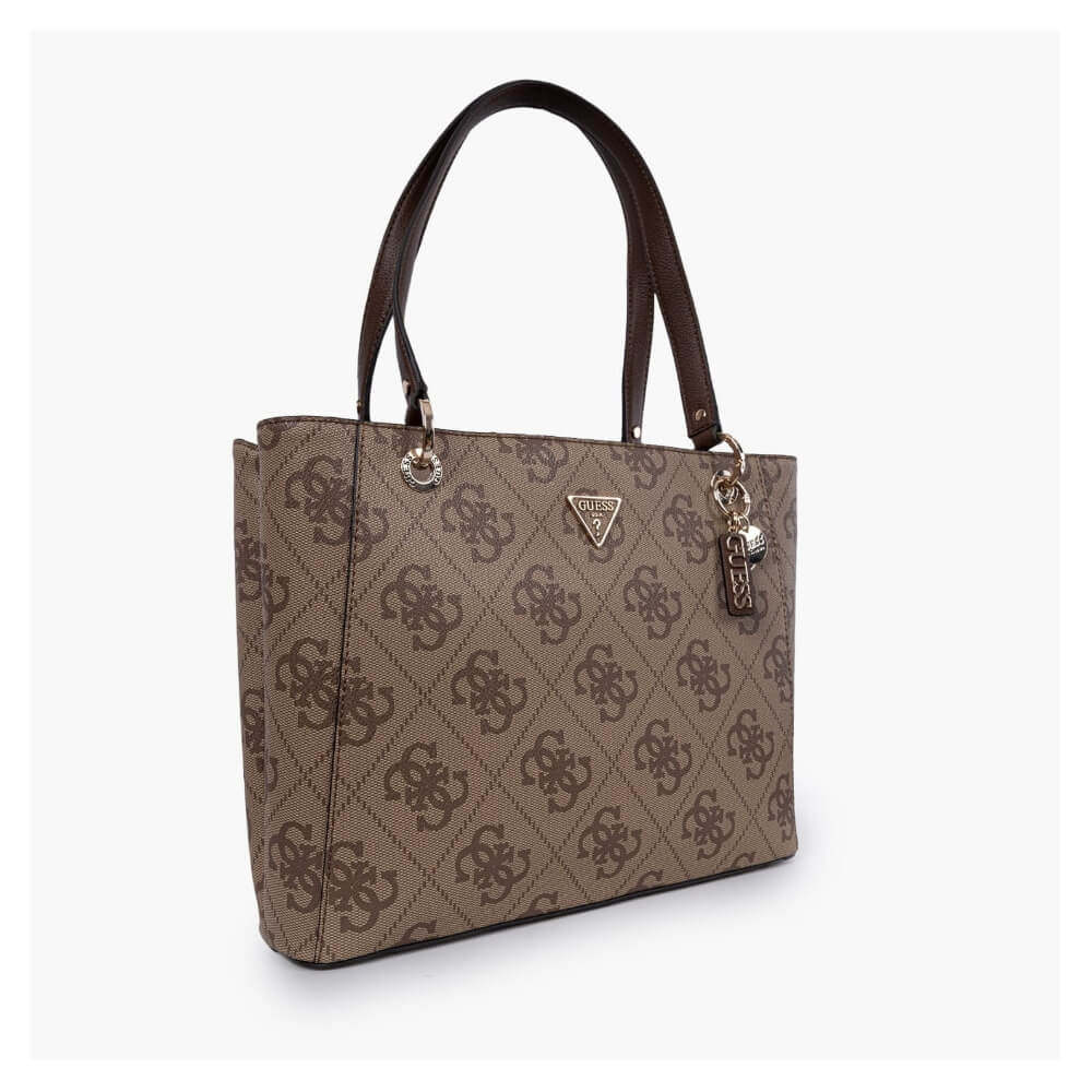 GUESS Noelle II Γυναικεία Τσάντα Ώμου Μπέζ HWSO9672250-Latte Logo/Brown