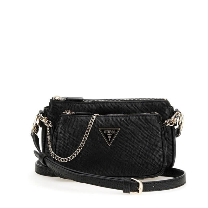 GUESS Noelle II Mini Γυναικεία Τσάντα Ώμου/Χιαστί Μαύρη HWZG9672710-BLACK