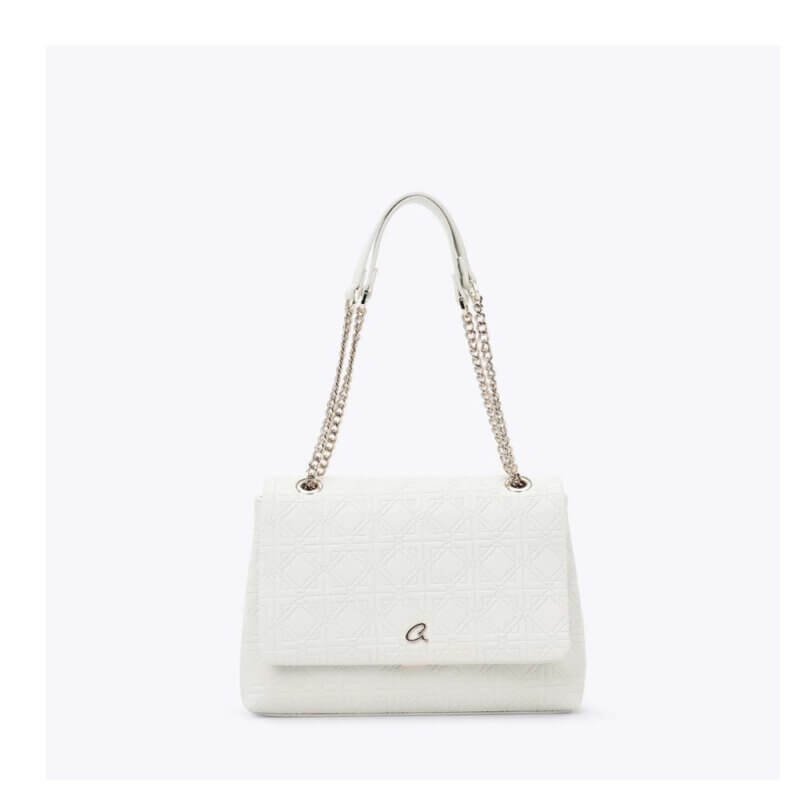 AXEL Accessories Γυναικεία Τσάντα Ώμου Λευκή 1010-3654 WHITE
