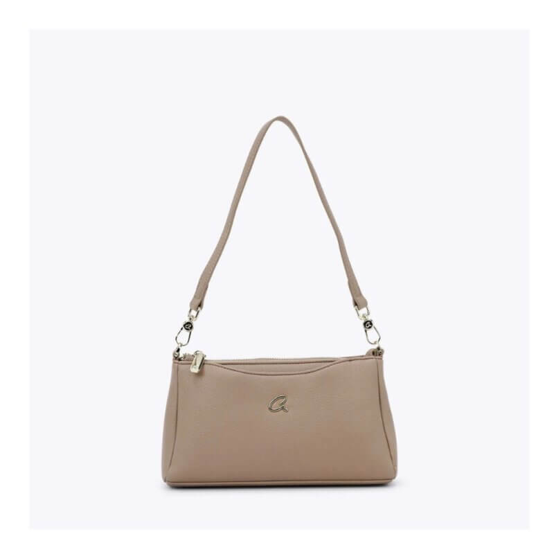 AXEL Accessories Γυναικεία Τσάντα Χιαστί Μπέζ 1020-1062 BEIGE