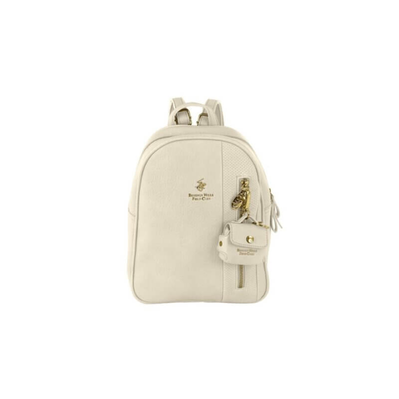 Beverly Hills Polo Club Γυναικεία Τσάντα Πλάτης Μπέζ BH-4563 BEIGE