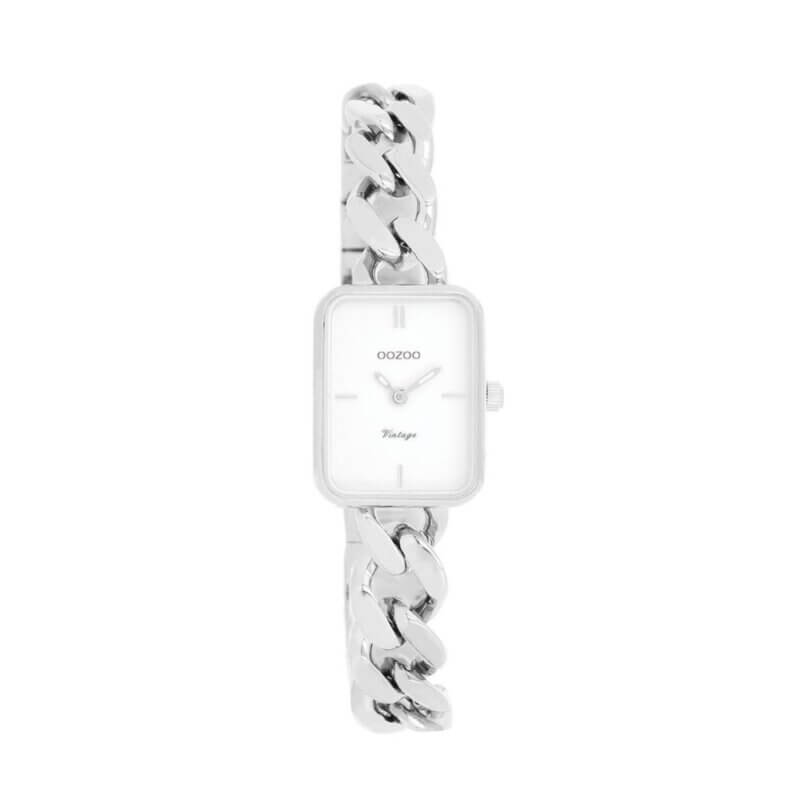 OOZOO Timepieces Vintage Γυναικείο Ρολόι Ασημί C20360