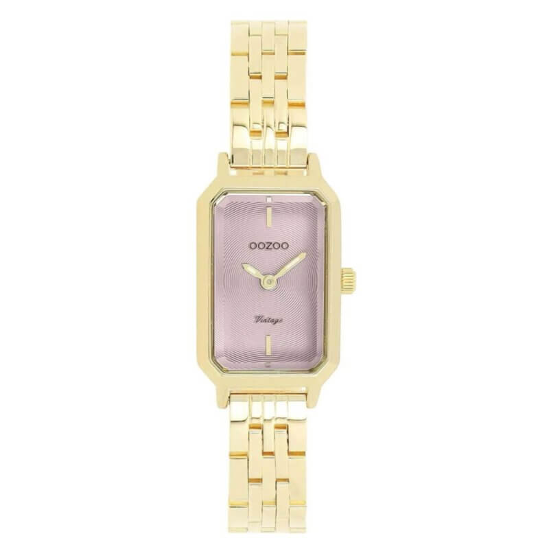 OOZOO Timepieces Vintage Γυναικείο Ρολόι Χρυσό C20458
