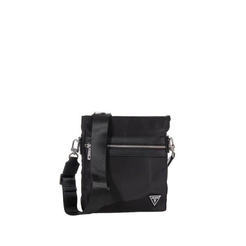 GUESS Berlin Ανδρικό Τσαντάκι Χιαστί Μαύρο HMBENYP6123-BLA