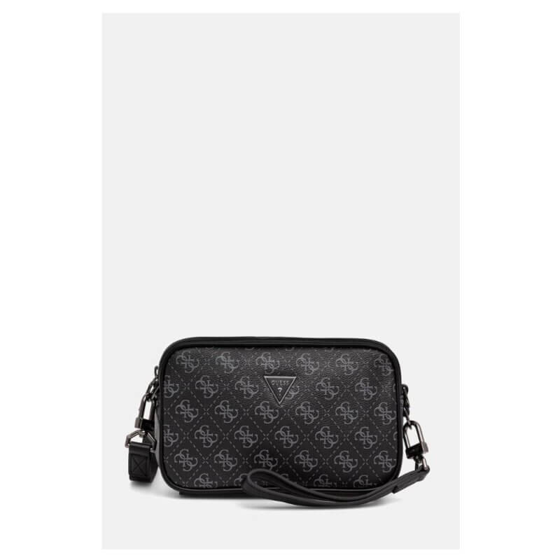 GUESS Milano Ανδρικό Τσαντάκι Χειρός/Χιαστί Μαύρο HMMILOP6150-DAB